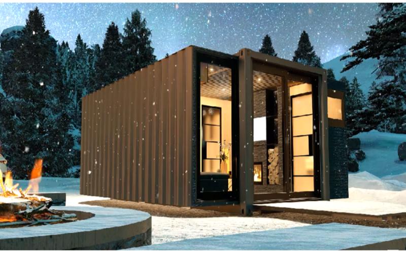 Foldable Container House, Ideal Small Living Solutions
